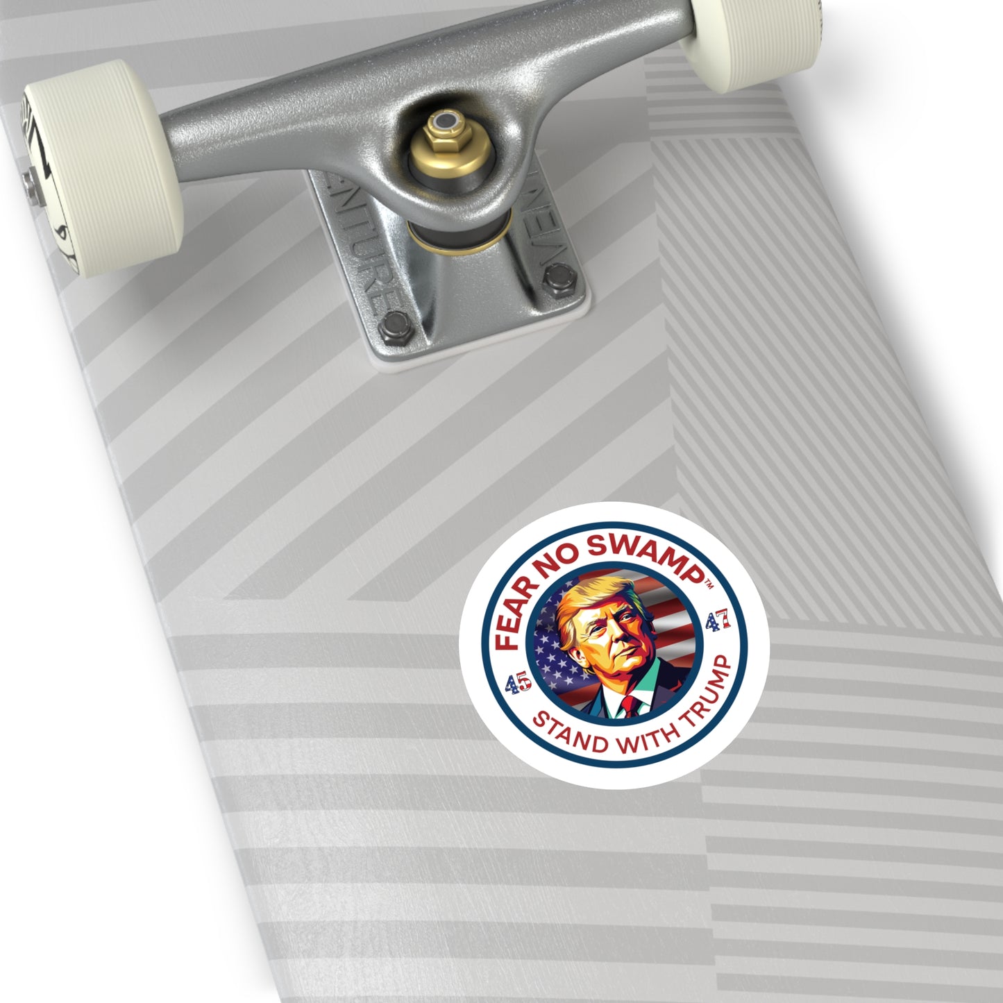 FEAR NO SWAMP STAND WITH TRIUMP Beautiful Limited Edition Vinyl sticker available in four sizes